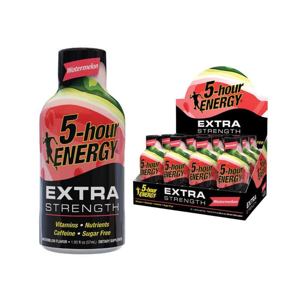 5-hour ENERGY® Watermelon Extra Strength - 12 Bottles 5-hour ENERGY® Watermelon Extra Strength - 12 Bottles