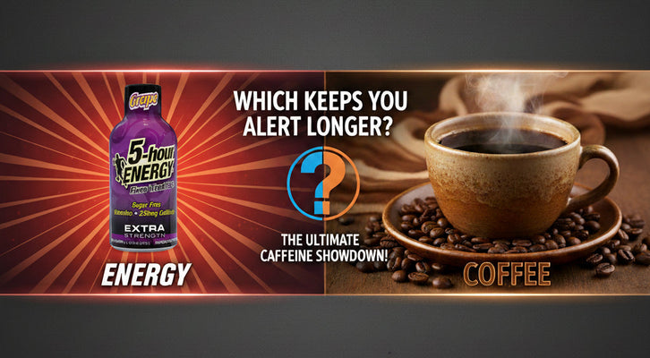 5-Hour Energy® vs. Coffee: Which One Actually Keeps You Alert Longer?