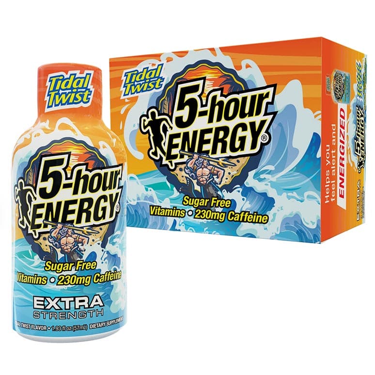 5 Hour Energy Extra Strength Tidal Twist Discount Pack 24 Bottles
